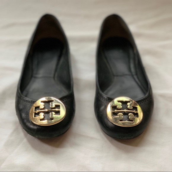 Black Tory Burch Minnie leather flats - Picture 3 of 8